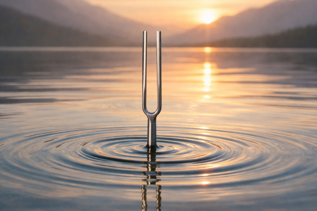 Diapason thérapeutique et ondes dans l’eau – sonothérapie à Annecy